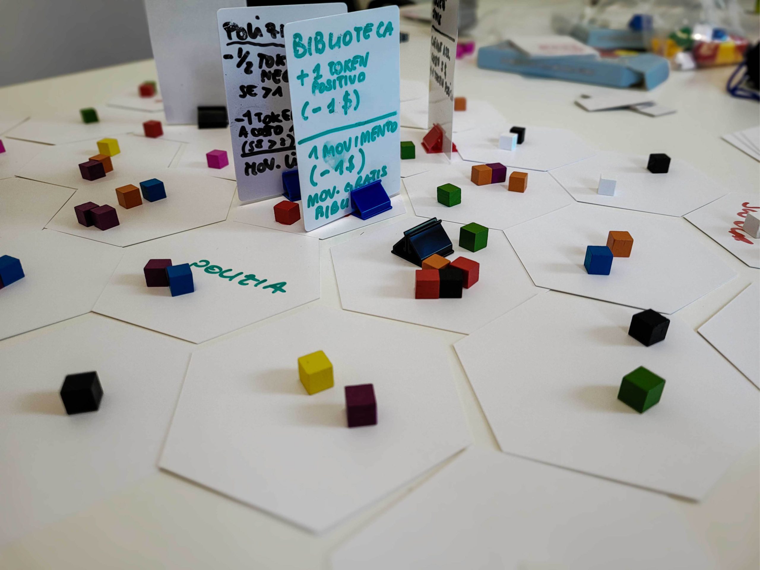 Immagine di un prototipo di gioco